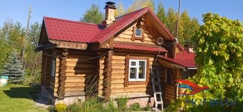Бревенчатый дом в СНТ Ветеран в Дегтярске - degtyarsk.yutvil.ru - фото 1